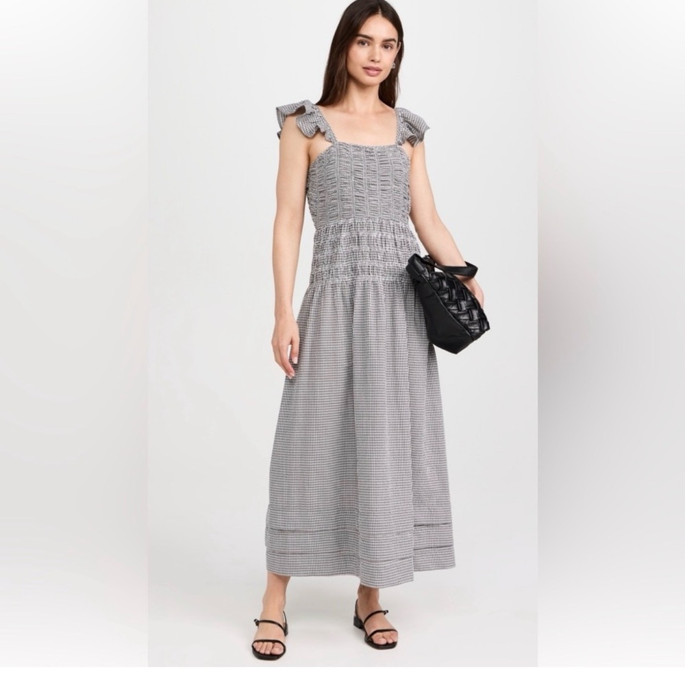 SAYLOR Elegant Gray Maxi Dress